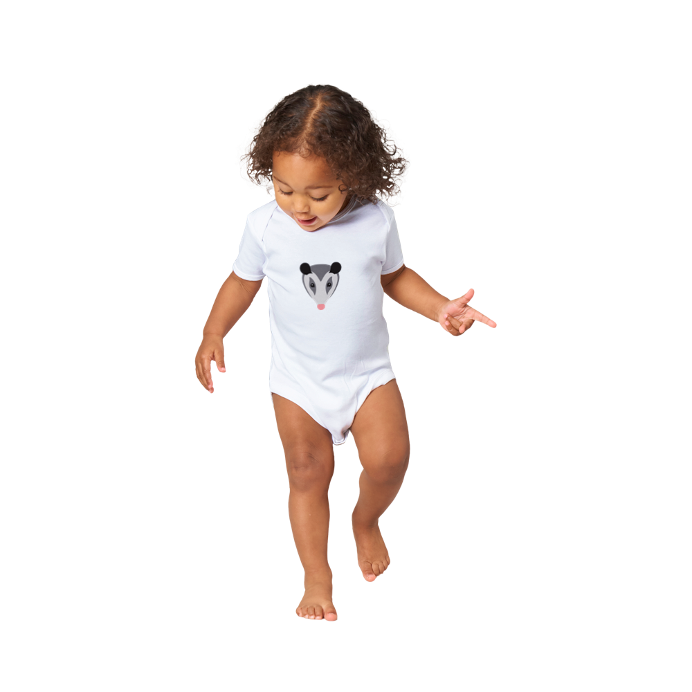 Classic Baby Short Sleeve Onesies - Opossum Nation Store